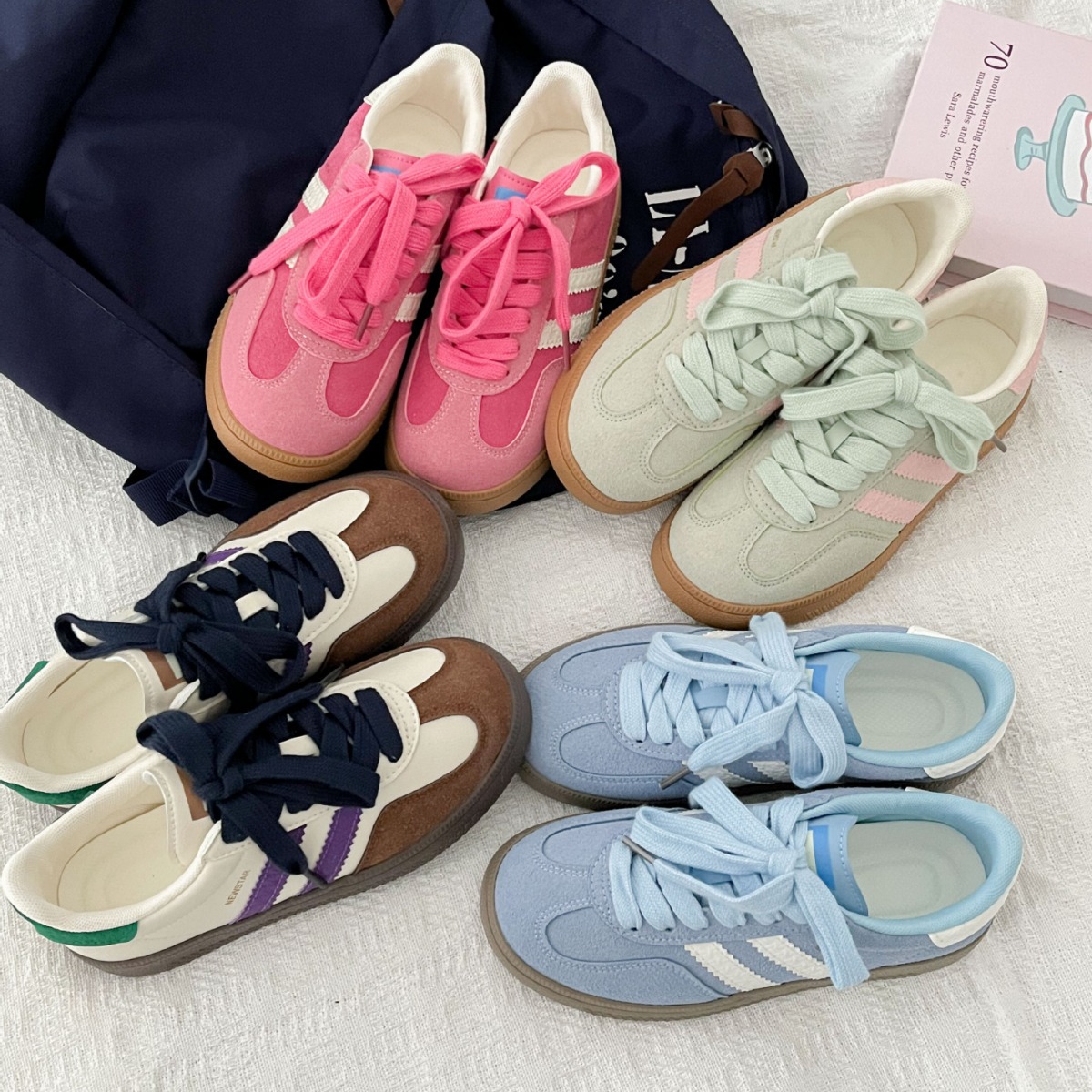 Women Shoes Store - 여성용 빈티지 스타일 스니커즈, 새로운 스타일의