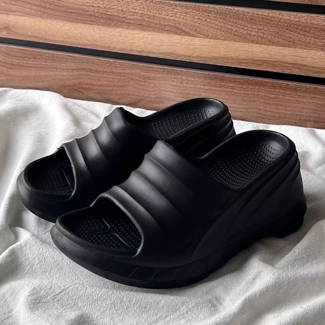 Women'S Shoes Water Resistant - 여성 패션 여름 8cm 솔리드 컬러