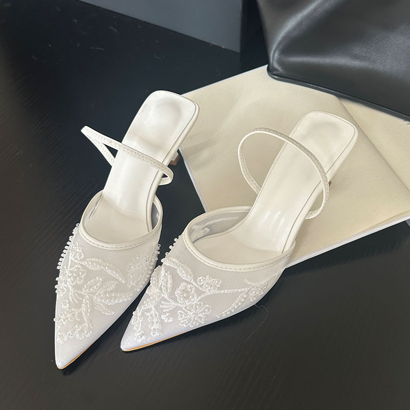 Women Shoes Brands - 2026 우아한 슬링백 샌들 여성 얇은