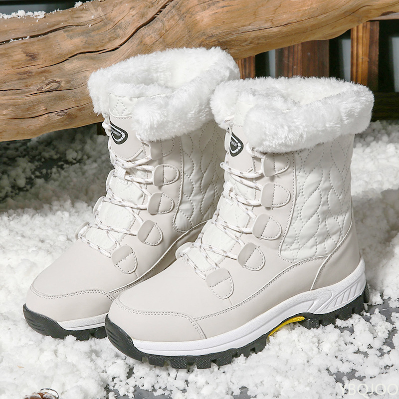 Women'S Shoes Water Resistant - 여성용 겨울 스노우 부츠 야외 여행