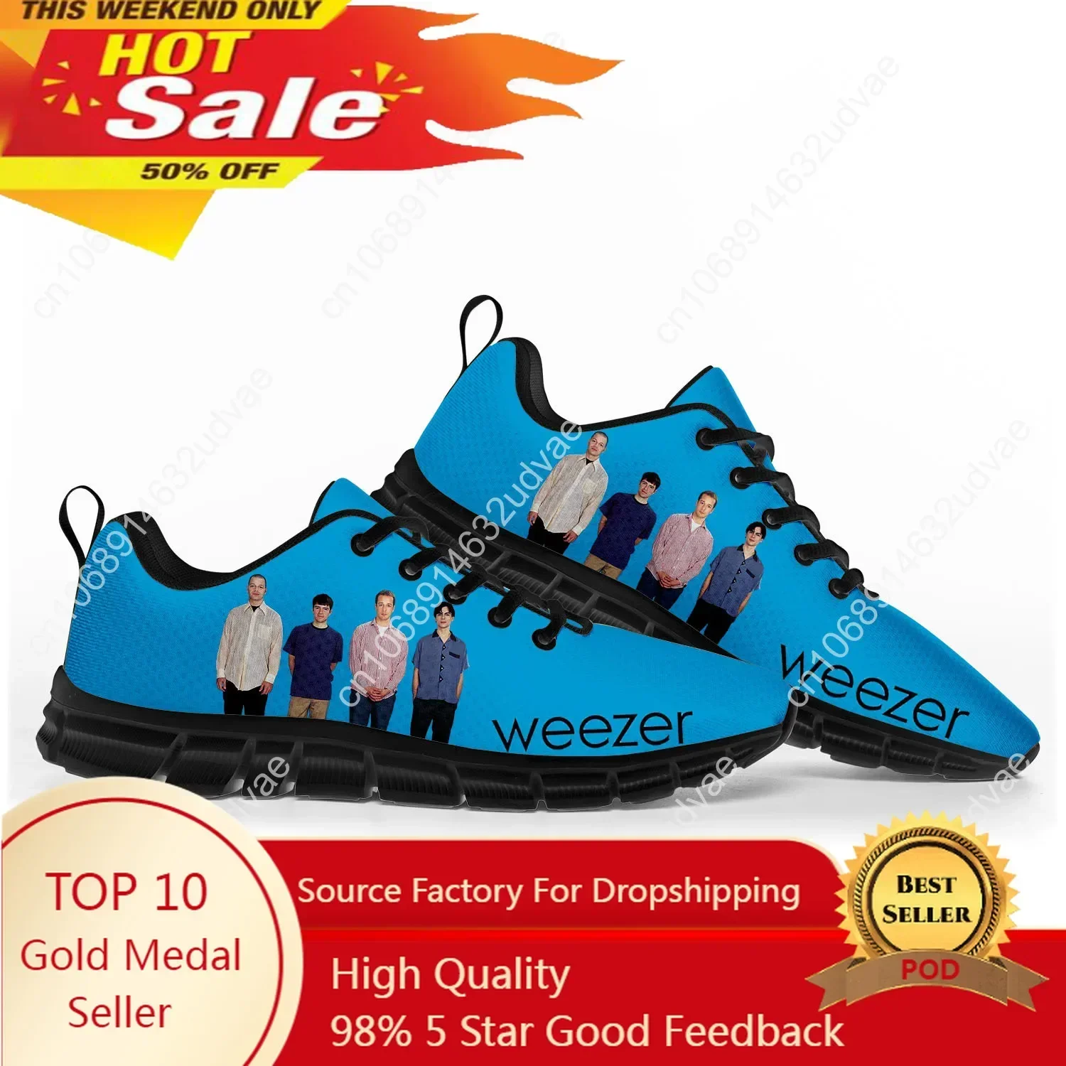 Women Shoes Sneakers - Weezer 스포츠 신발 남성 여성 운동화