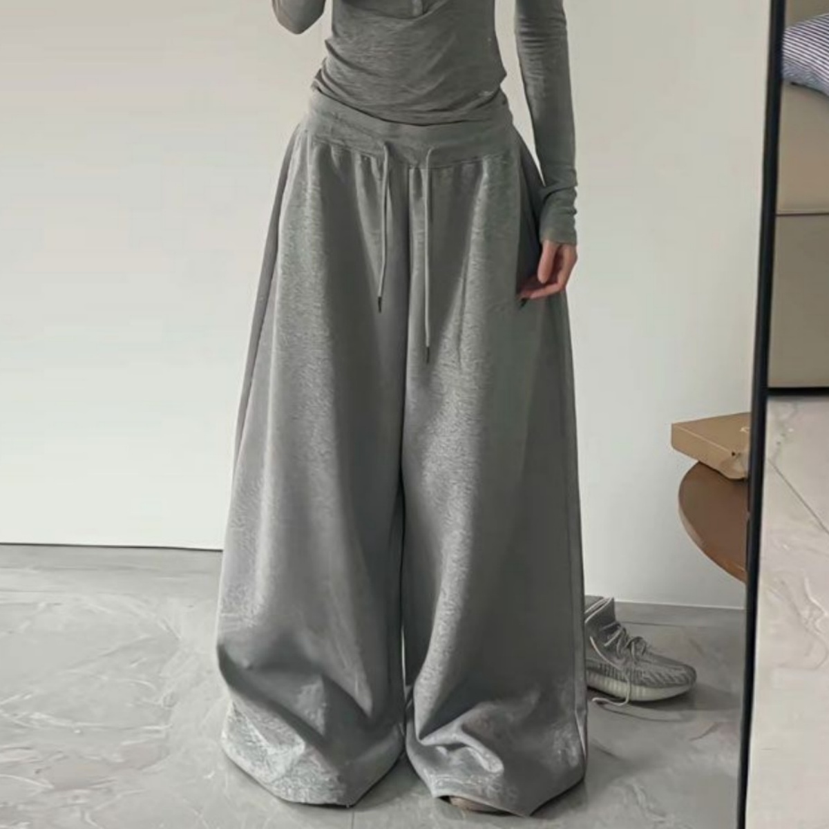Women Shoes Joggers - 우아한 여성 바지 패션 하이 웨이스트