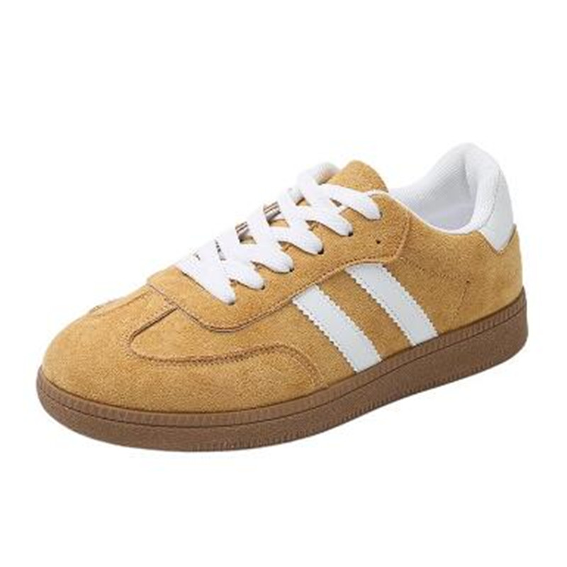 Women Shoes Sneakers - 뉴 레트로 라운드 헤드 소프트 가죽