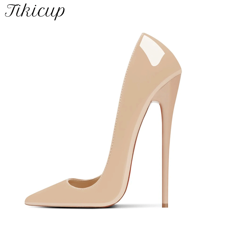 Patent Leather Pump - 새로운 스타일 섹시 16CM 극단적으로 뾰족한