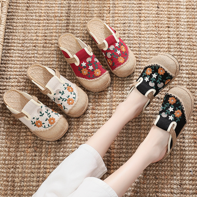 Women'S Shoes Vegan - 2026년 신상 수제 여성 캐주얼 린넨