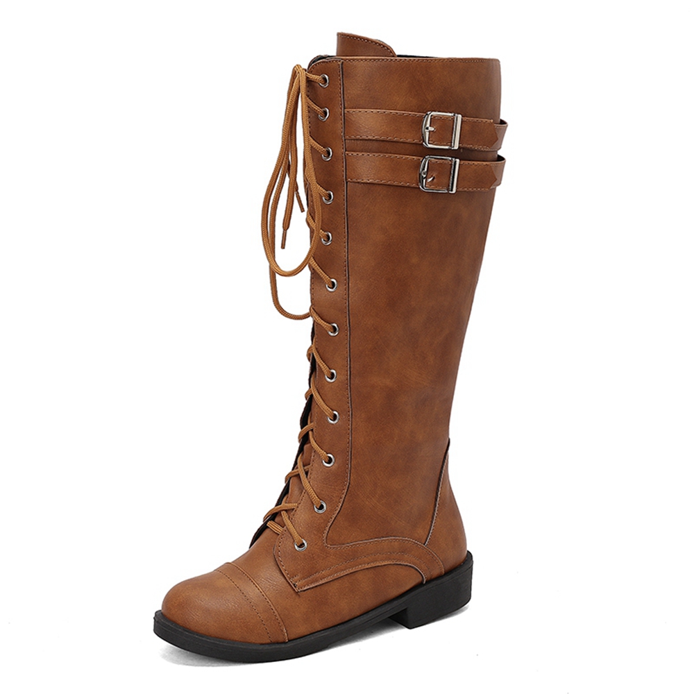Zip Up Boots Short - BLXQPYT 니하이 부츠 여성용 가을 겨울