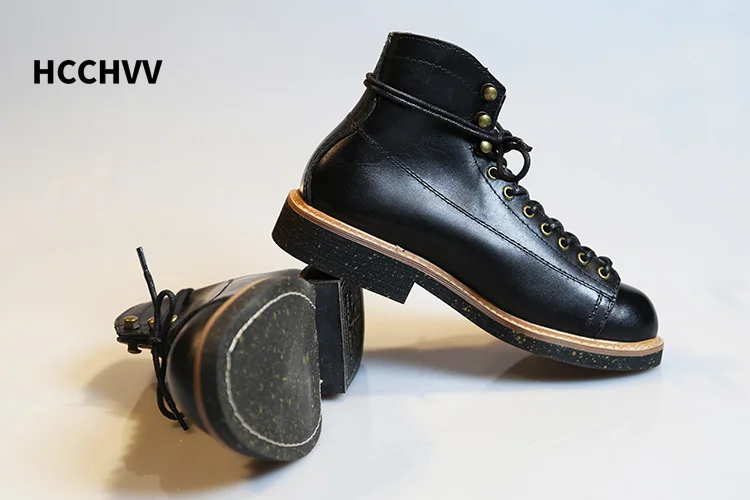 남성 및 여성용 라운드 헤드 기관차 작업 가죽 신발,  - Women'S Shoes Chelsea 리뷰 및 가격