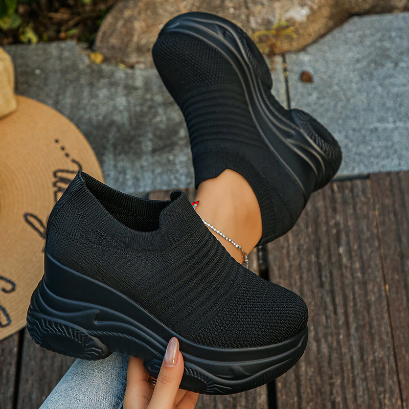 여성 니트 화이트 청키 스니커즈 2026 봄 통기성 메 - Platform Sneakers Chunky 리뷰 및 가격
