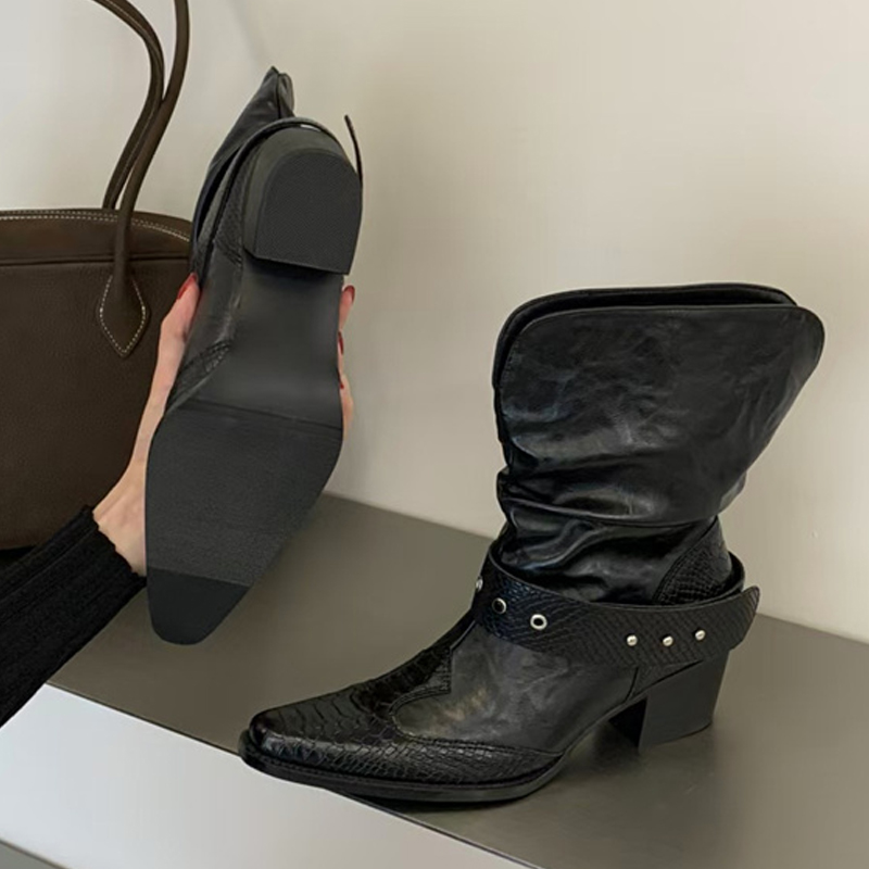 Eilyken 디자인 스타일 스플라이싱 스네이크 패턴  - Women'S Shoes Chelsea 리뷰 및 가격