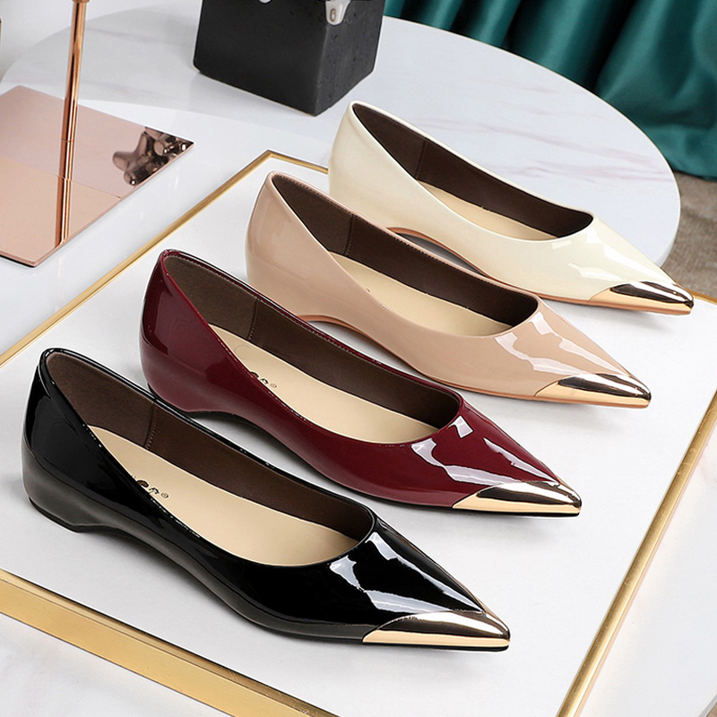빅트리 슈즈 로우힐 여성화 에나멜 가죽 웨지힐 여성 펌 - Women'S Shoes To Men'S Size 리뷰 및 가격