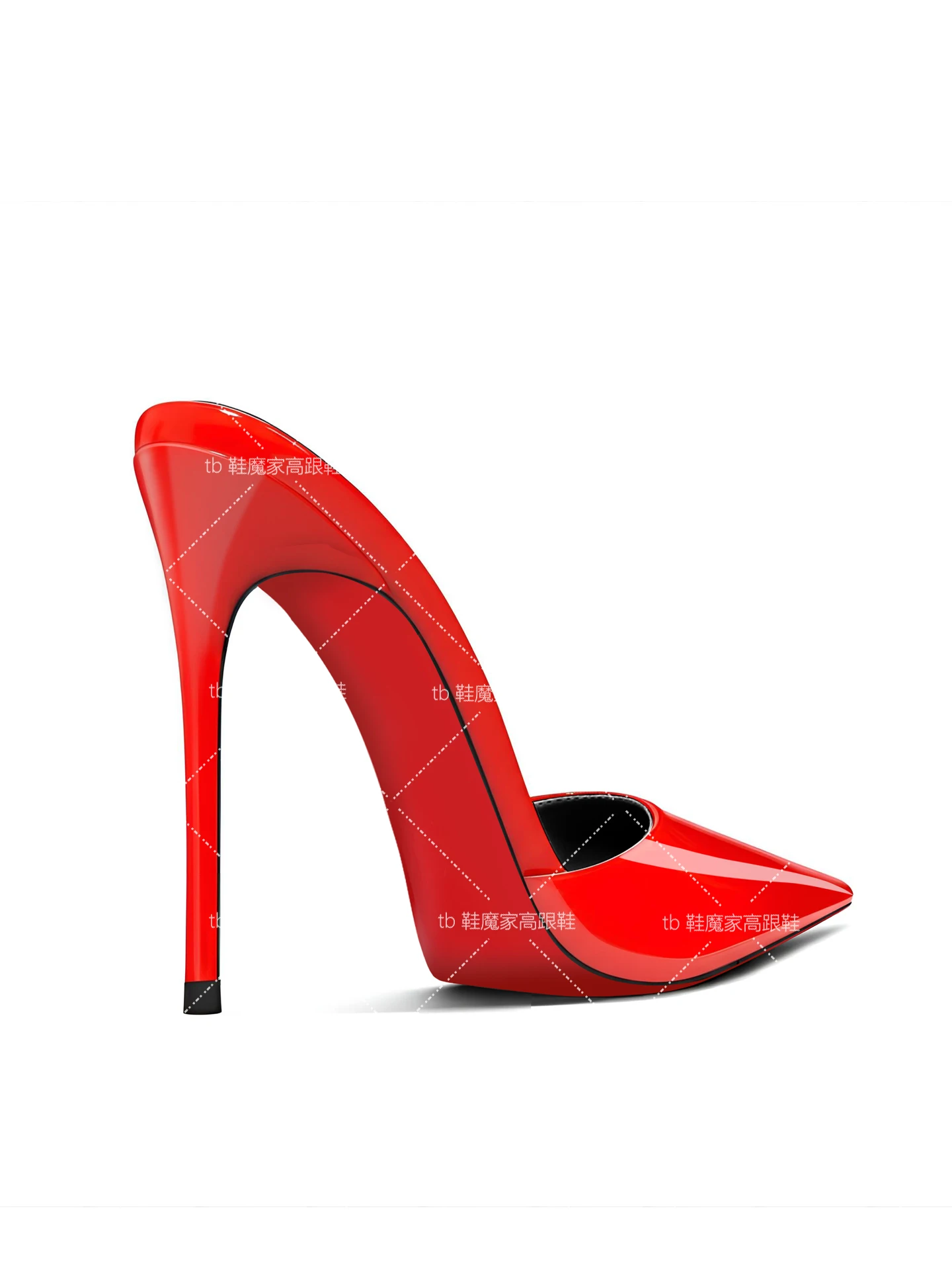 여성용 새 블랙 포인티드 토 샌들, V 버튼 하이힐,  - Patent Leather Pump 리뷰 및 가격