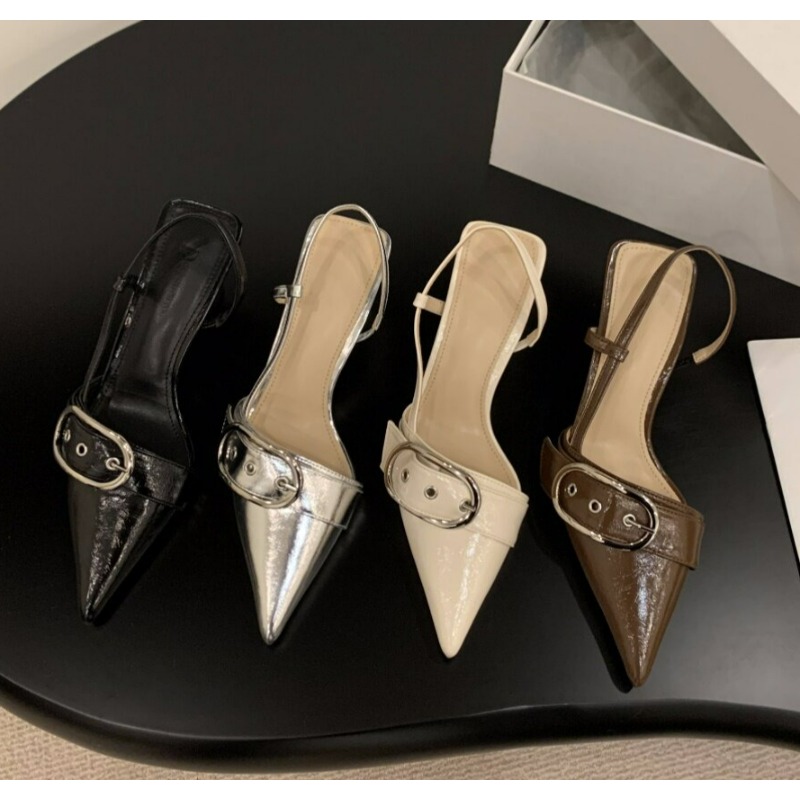 뉴 레트로 패션 섹시 디자이너 에나멜 가죽 포인티드 토 - Patent Leather Pump 리뷰 및 가격