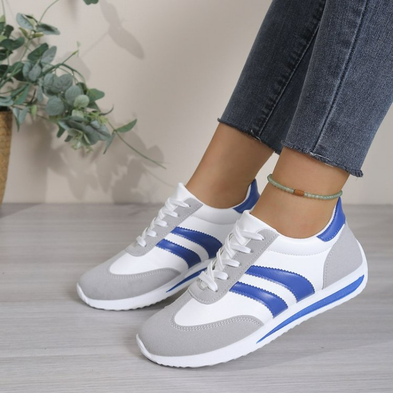여성용 경량 편안한 레이스업 패션 화이트 스니커즈 캐주 - Women Shoes Store 리뷰 및 가격