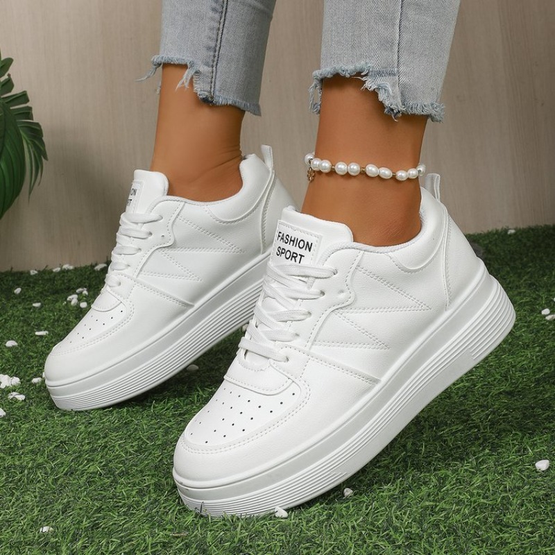 여성용 플랫폼 스니커즈 라운드 토 청키 레이스업 캐주얼 - Platform Sneakers Chunky 리뷰 및 가격
