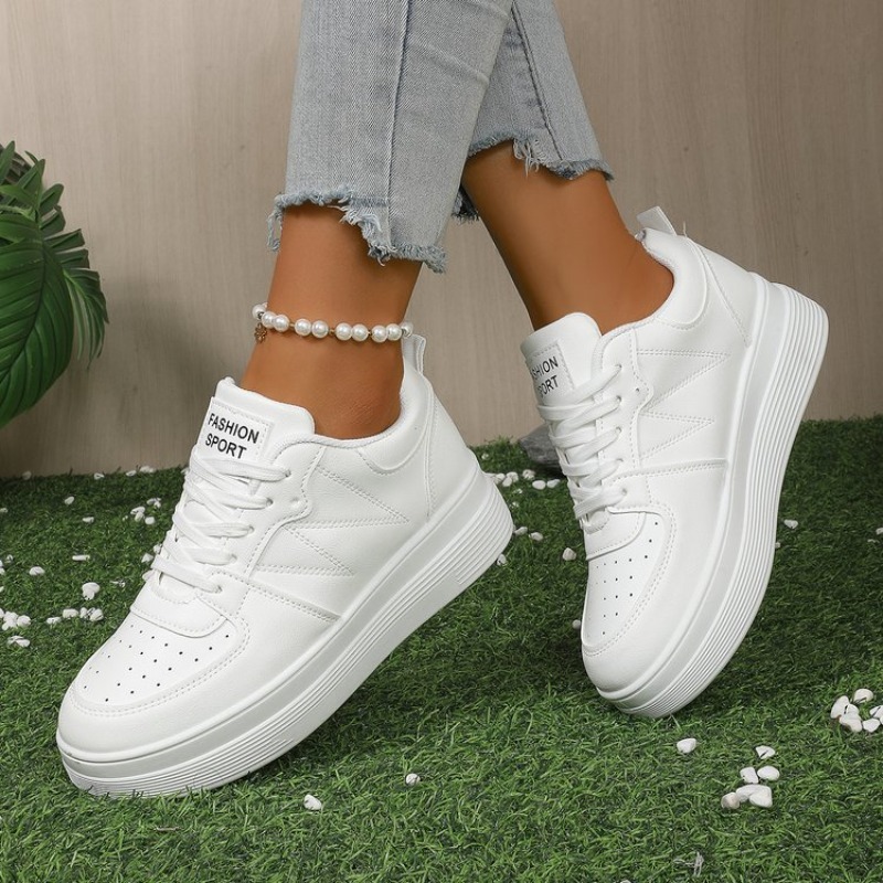 여성용 플랫폼 스니커즈 라운드 토 청키 레이스업 캐주얼 - Platform Sneakers Chunky 리뷰 및 가격