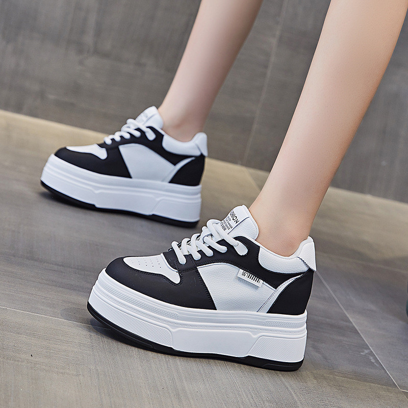 9CM 정품 가죽 새로운 브랜드 디자이너 여름 가을 플 - Platform Sneakers Chunky 리뷰 및 가격
