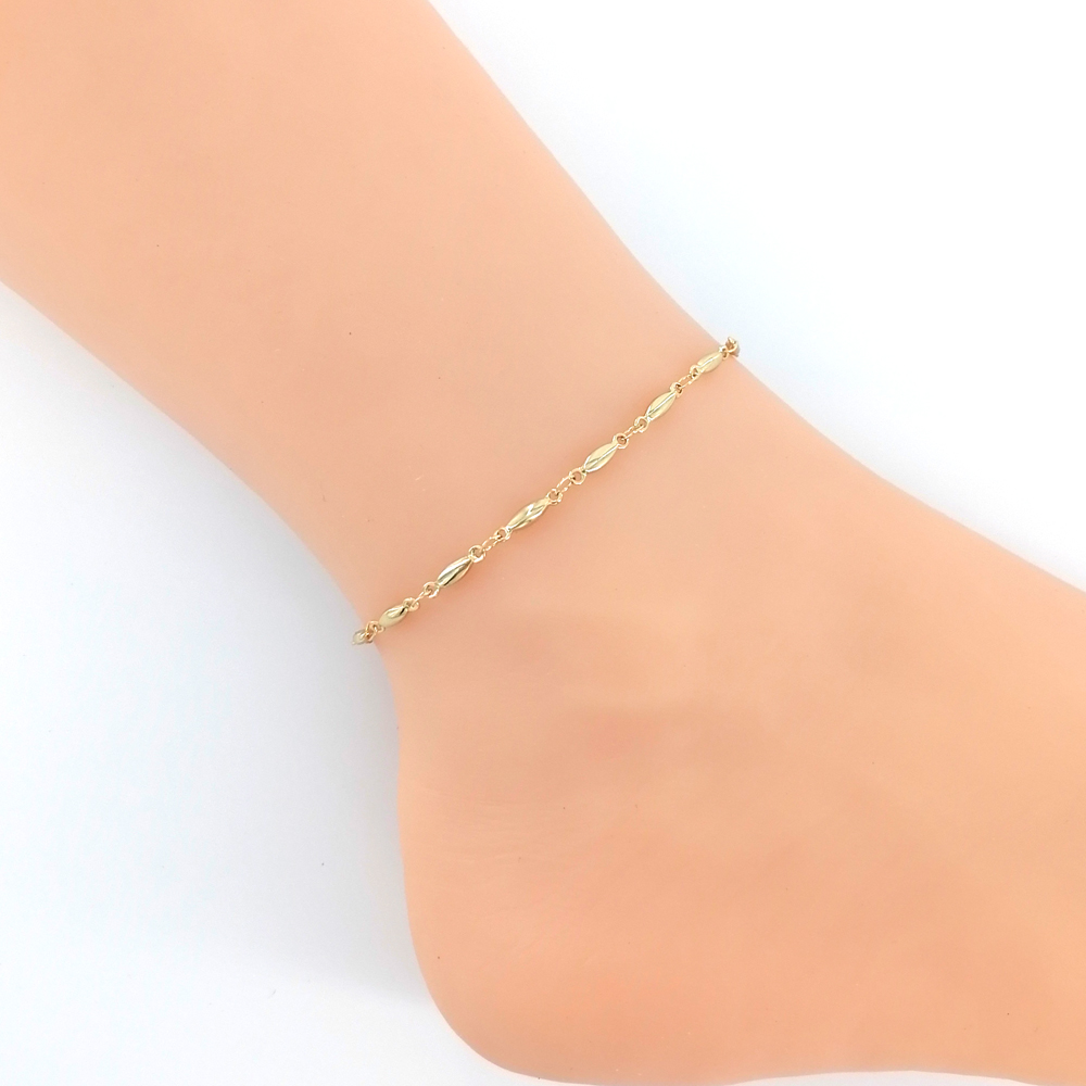 여성용 18K 골드 스테인레스 스틸 발찌 맨발 샌들,  - Gold Chain Sandal 리뷰 및 가격