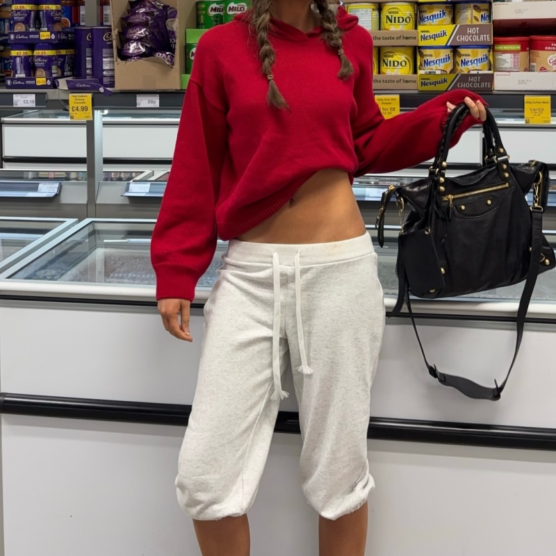 여성용 스웨트팬츠 카프리 팬츠 캐주얼 솔리드 엘라스틱  - Women Shoes Joggers 리뷰 및 가격