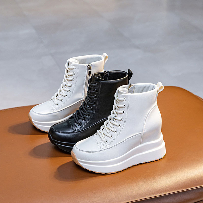 XMWRLW 정품 가죽 여성 가을 ​​신발 숨겨진 뒤꿈 - Women Shoes Store 리뷰 및 가격