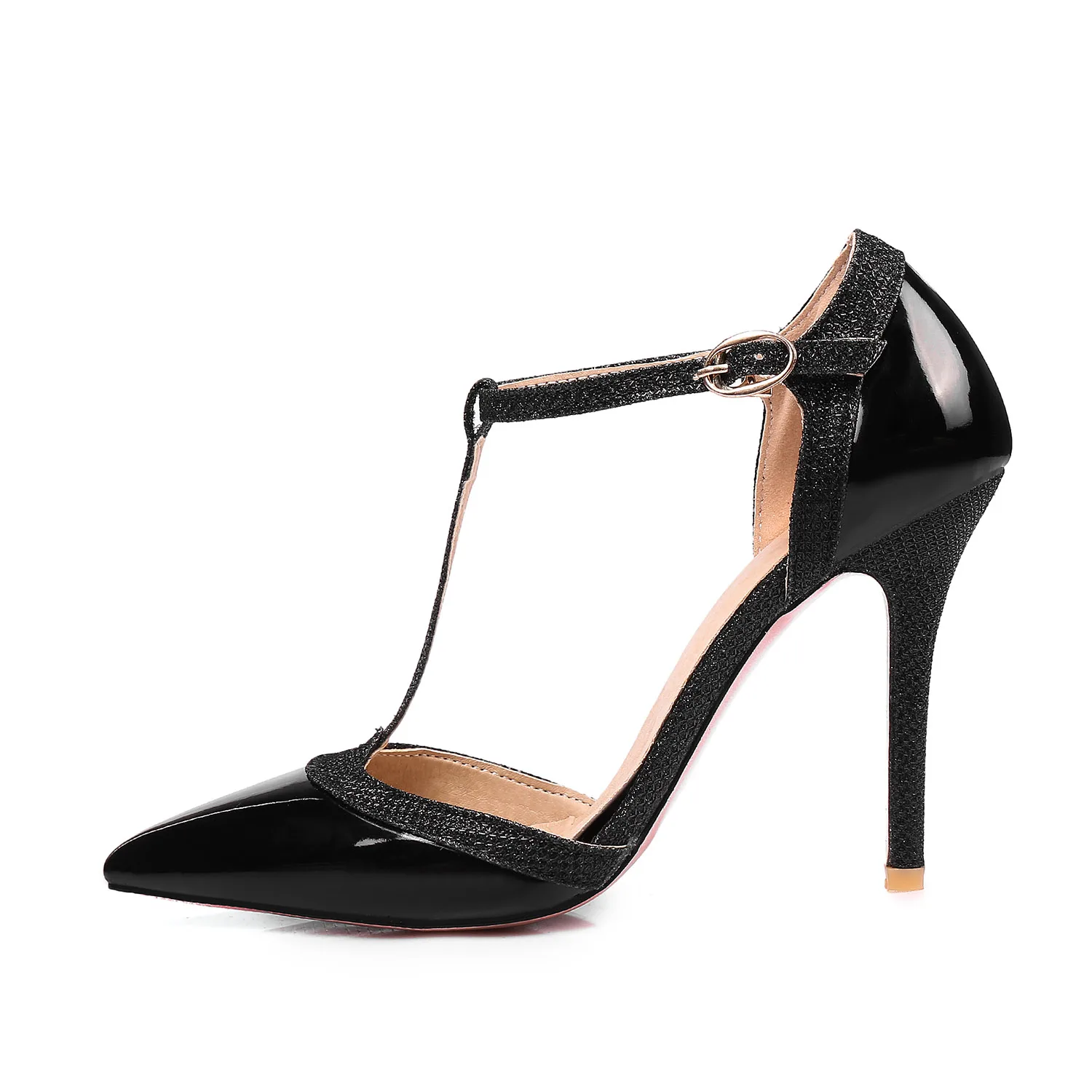 여성용 섹시한 실버 살구색 블랙 광택 샌들, 슈퍼 하이 - Women Shoes Brands 리뷰 및 가격
