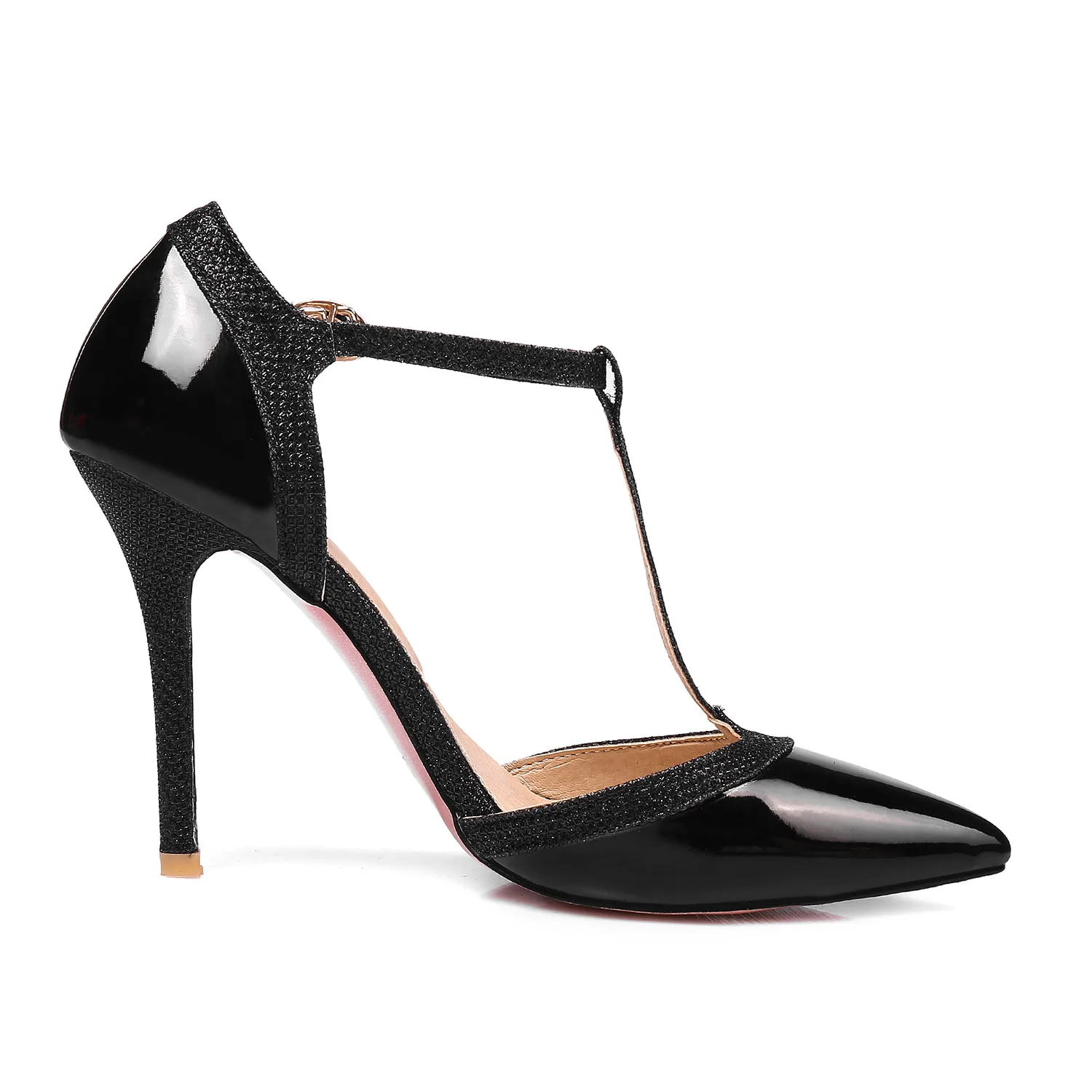 여성용 섹시한 실버 살구색 블랙 광택 샌들, 슈퍼 하이 - Women Shoes Brands 리뷰 및 가격