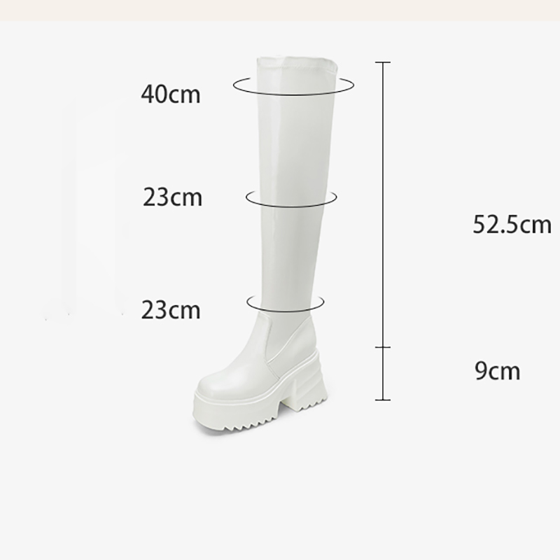오르칼리사 새 특허 가죽 여성 허벅지까지 오는 부츠 청 - Zip Up Boots Short 리뷰 및 가격