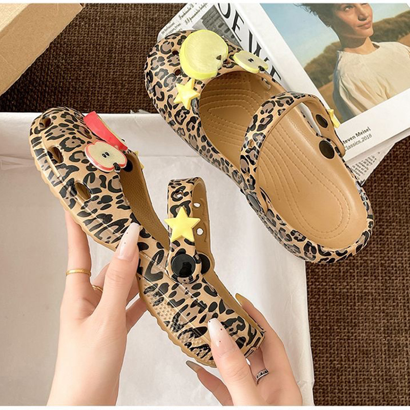 레트로 레오파드 프린트 발레 홀 슈즈 여성용 새 여름  - Women'S Shoes Water Resistant 리뷰 및 가격