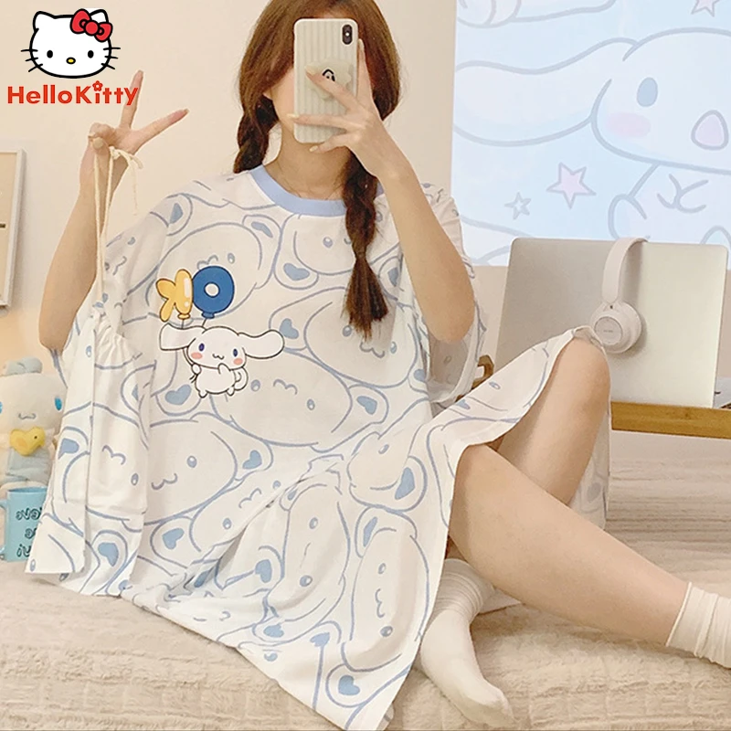 애니메이션 크레용 신짱 코튼 나이트 드레스 카와이 여름 - Women Shoes Xxl 리뷰 및 가격
