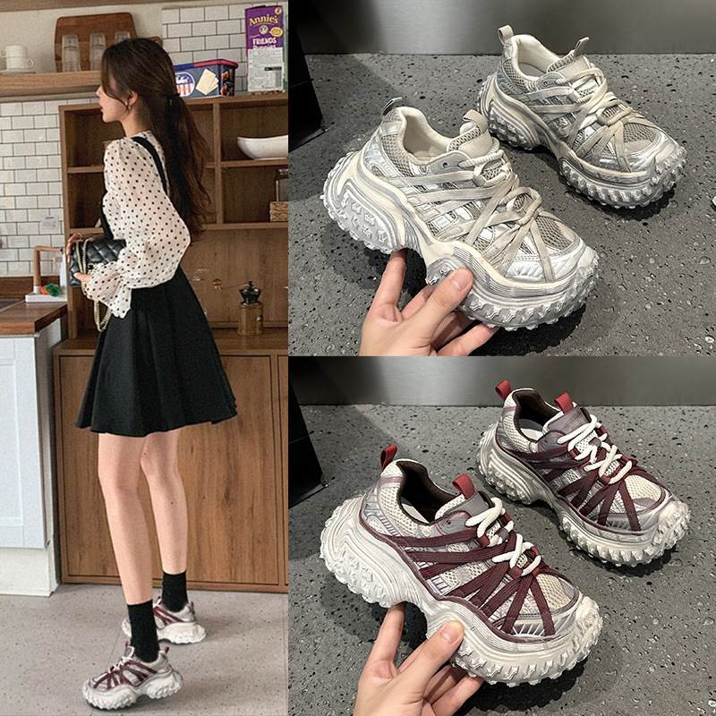 여성용 대디 슈즈 2025 봄 두꺼운 밑창 스포츠 더티 - Women'S Shoes Paris 리뷰 및 가격