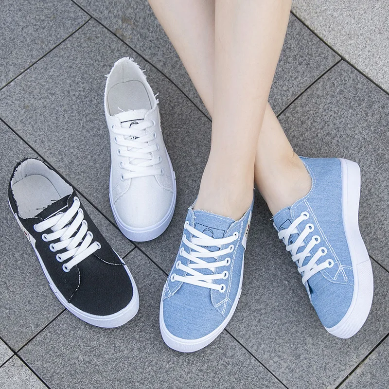 2026 봄 여름 여성 캔버스 스니커즈 로우탑 데님 스 - Women Shoes Store 리뷰 및 가격