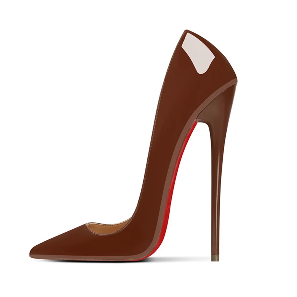 새로운 스타일 섹시 16CM 극단적으로 뾰족한 앞코 스 - Patent Leather Pump 리뷰 및 가격