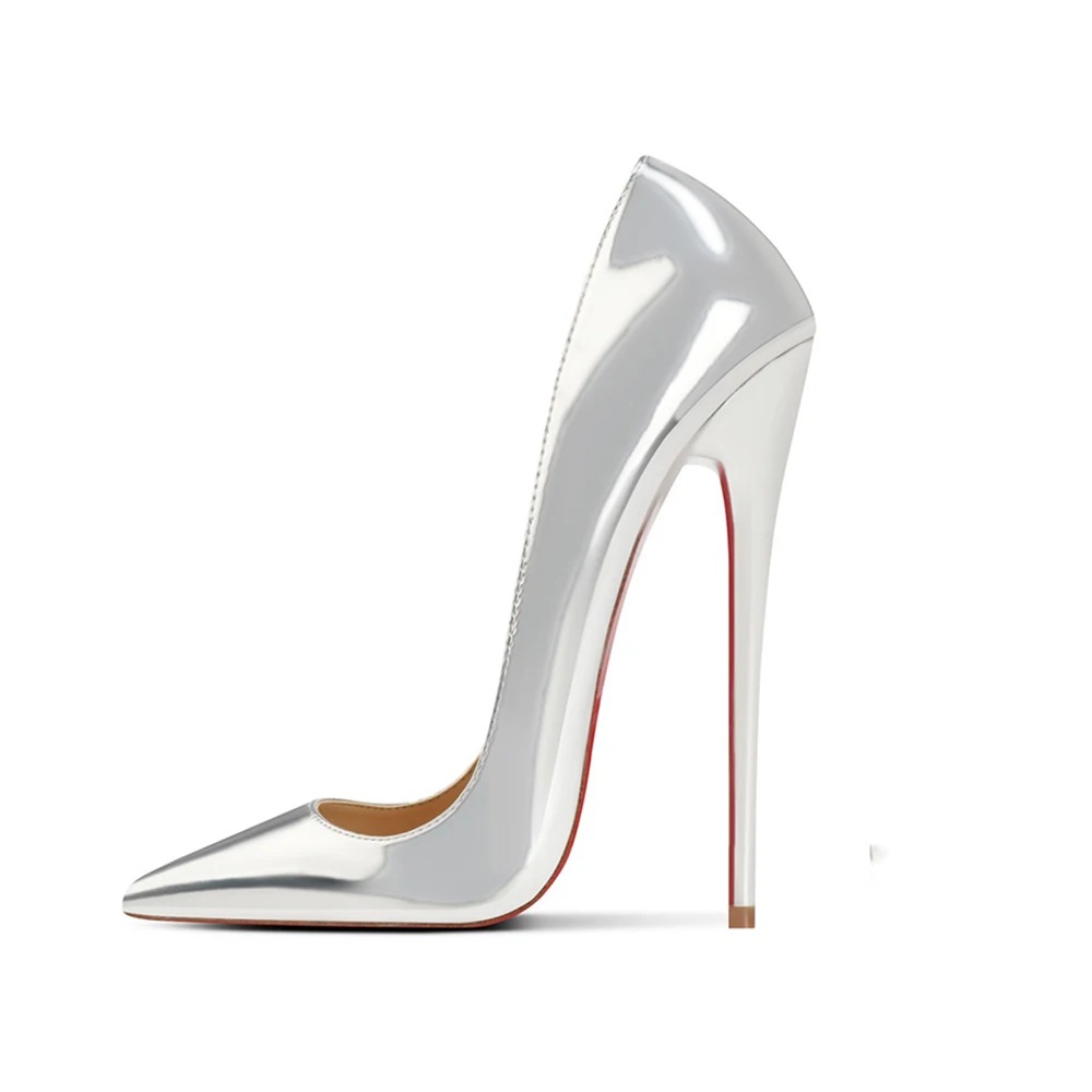 새로운 스타일 섹시 16CM 극단적으로 뾰족한 앞코 스 - Patent Leather Pump 리뷰 및 가격