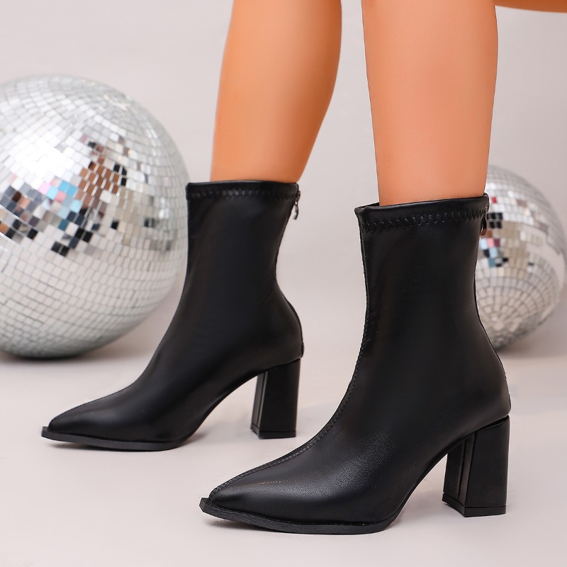 고품질 새 여성용 편안한 워킹 부츠 섹시한 포인티드 토 - Women'S Shoes Chelsea 리뷰 및 가격