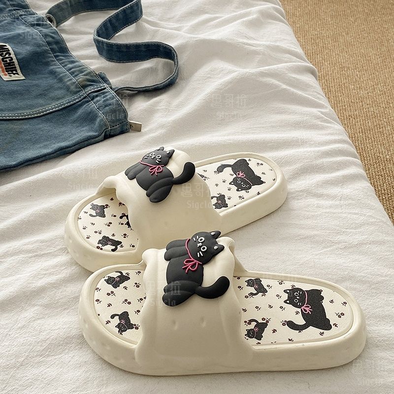 Printting 귀여운 곰 여성 슬리퍼 여름 실내 부 - Women'S Shoes To Men'S Size 리뷰 및 가격