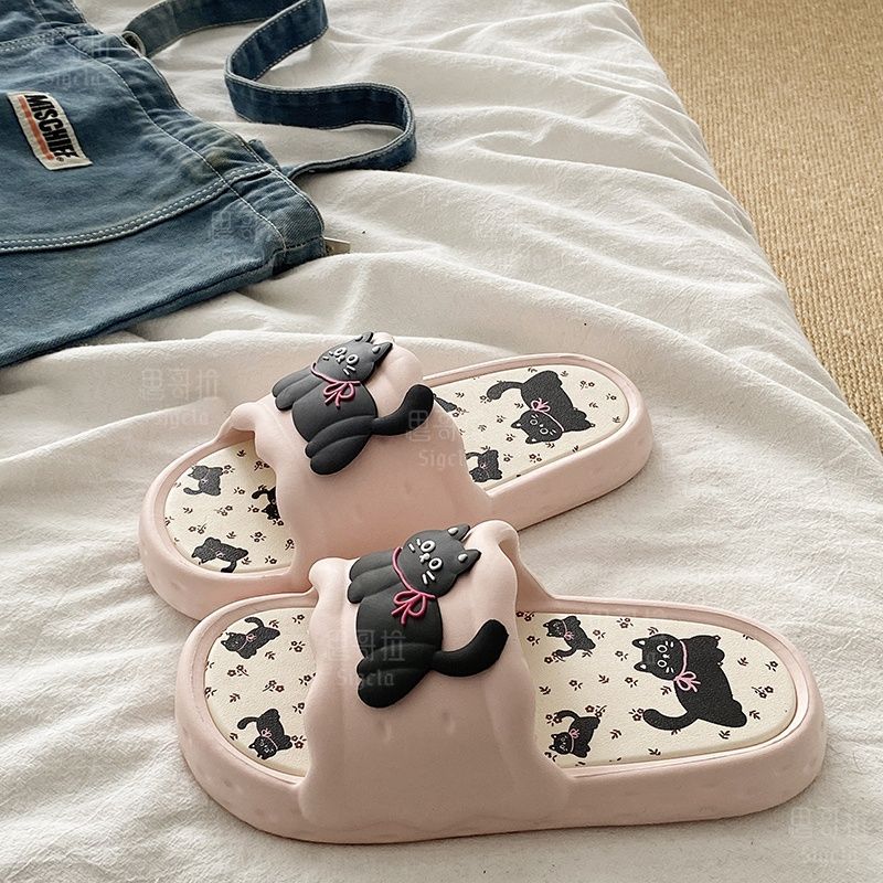 Printting 귀여운 곰 여성 슬리퍼 여름 실내 부 - Women'S Shoes To Men'S Size 리뷰 및 가격