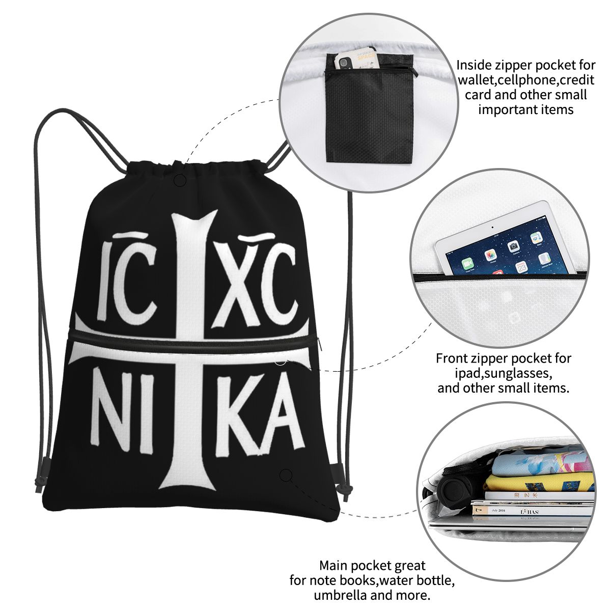 Ic Xc Ni Ka 배낭 캐주얼 드로스트링 번들 포켓 - Women'S Xc Shoes 리뷰 및 가격