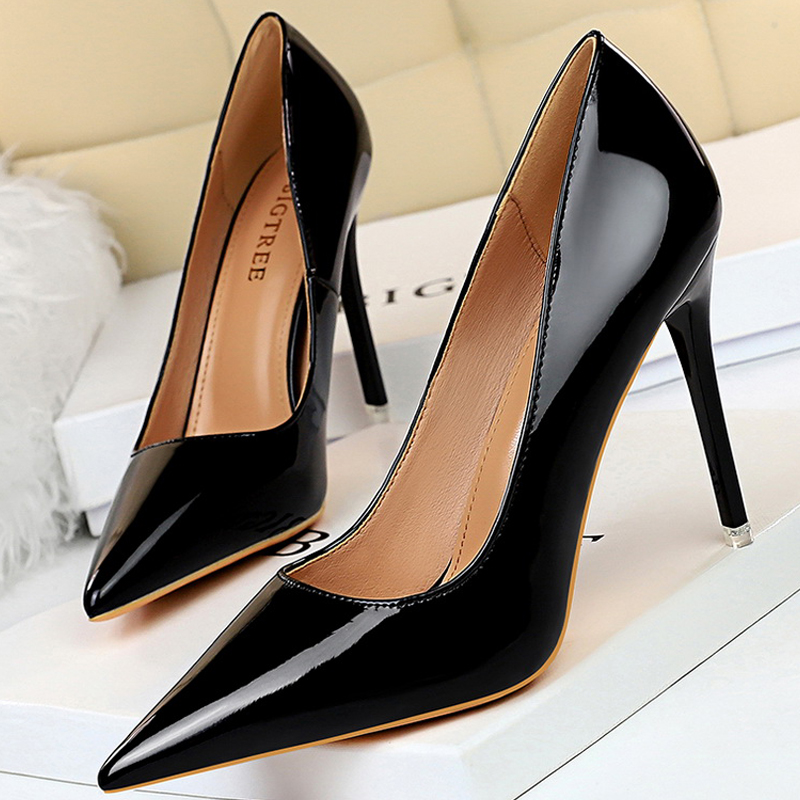 빅트리 슈즈 에나멜 가죽 여성 펌프스 하이힐 스틸레토  - Patent Leather Pump 리뷰 및 가격