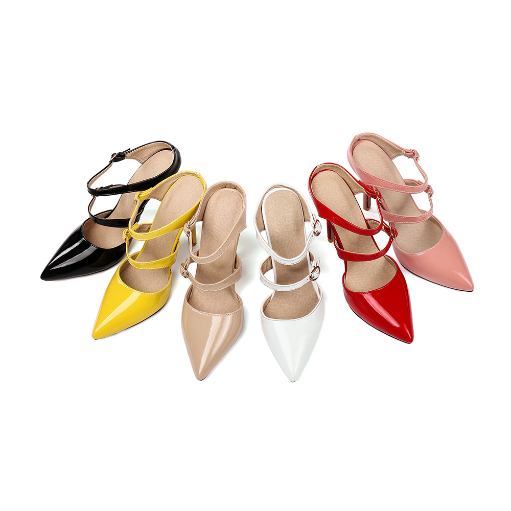 브랜드 뉴 섹시 레드 옐로우 여성 스트리퍼 샌들 스틸레 - Women Shoes Brands 리뷰 및 가격