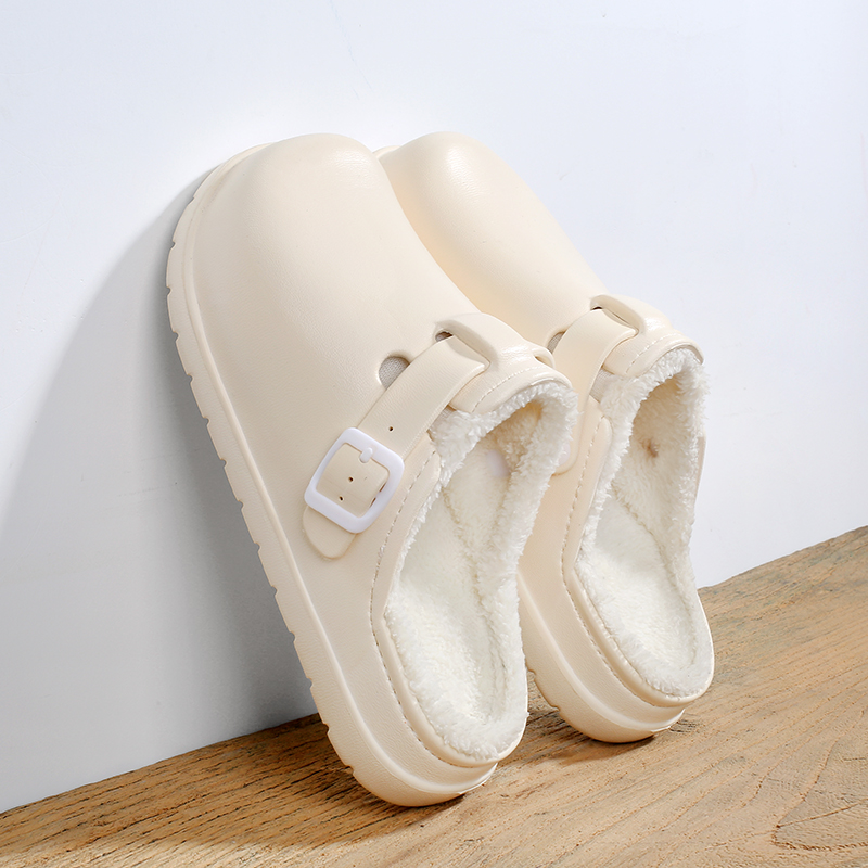 여성용 두꺼운 밑창 EVA 슬리퍼 겨울용 따뜻한 플러시 - Women'S Shoes To Men'S Size 리뷰 및 가격