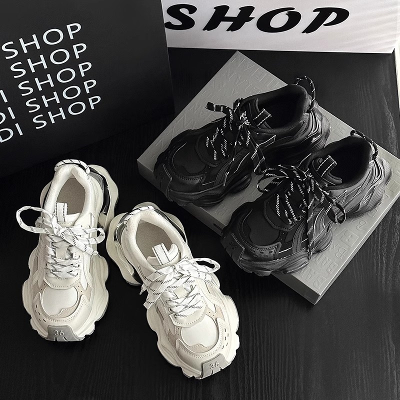 2025년 봄 신상 여성용 파리 패션 청키 슈즈, 블랙 - Women'S Shoes Paris 리뷰 및 가격