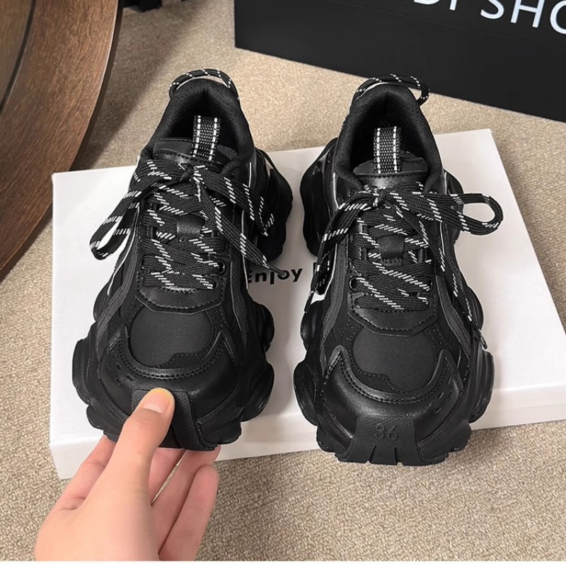 2025년 봄 신상 여성용 파리 패션 청키 슈즈, 블랙 - Women'S Shoes Paris 리뷰 및 가격