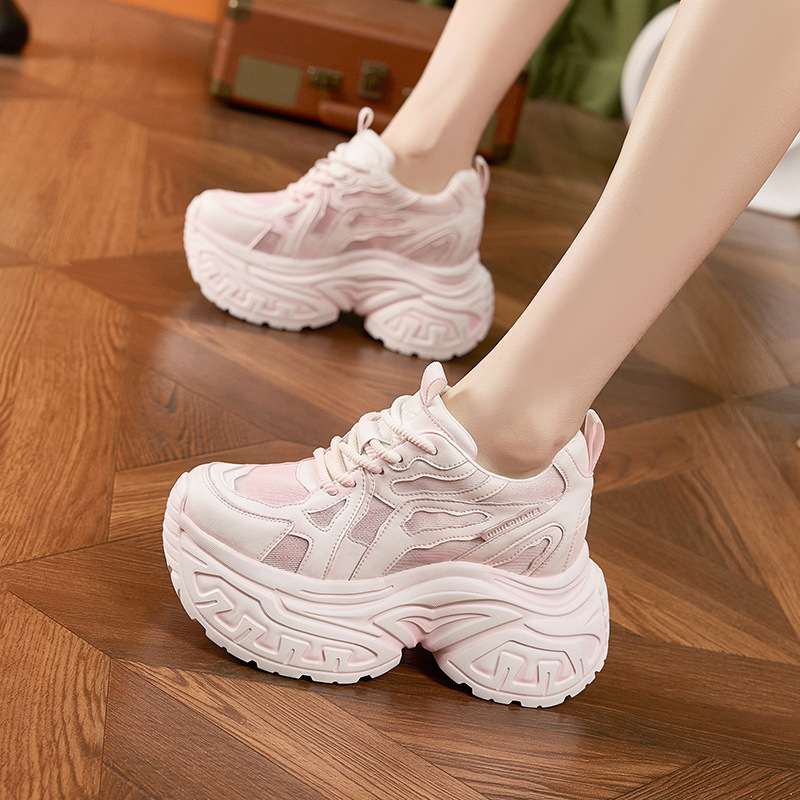 여성 패션 청키 플랫폼 스니커즈 통기성 메쉬 미끄럼 방 - Platform Sneakers Chunky 리뷰 및 가격