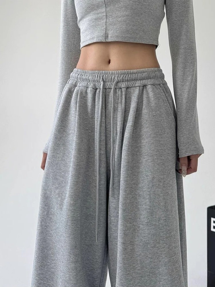 Y2K 하라주쿠 와이드 레그 스웨트팬츠 여성 스트리트웨 - Women Shoes Joggers 리뷰 및 가격