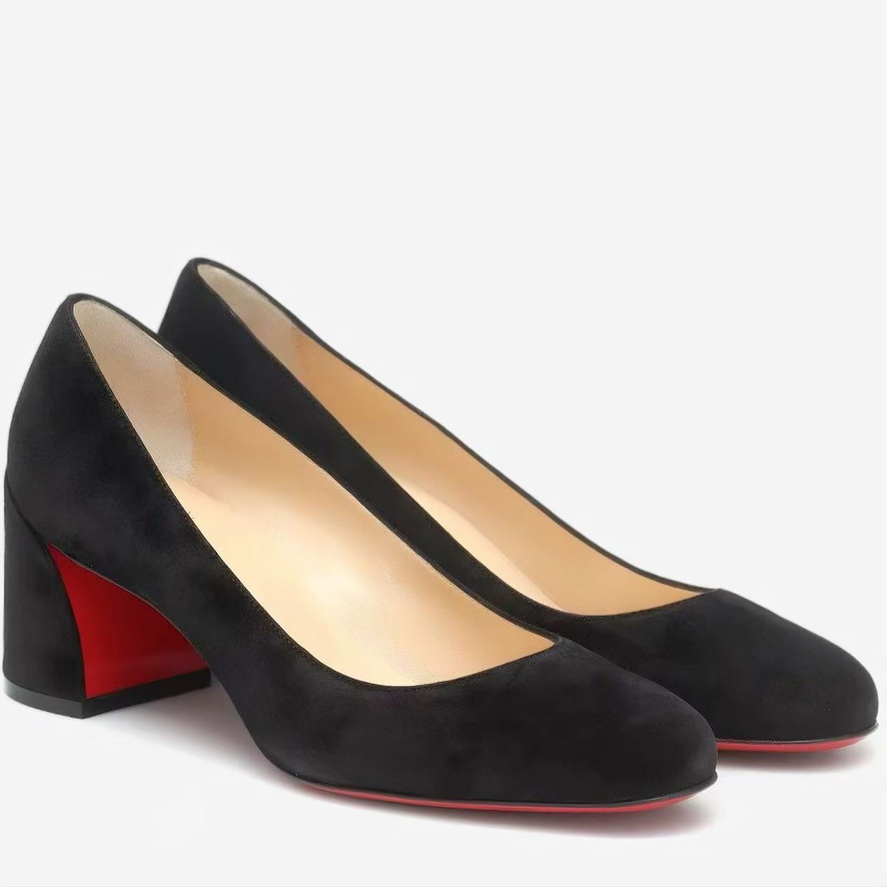 여성용 에나멜 레드 포인트 라운드 토 블록 힐 펌프스, - Patent Leather Pump 리뷰 및 가격