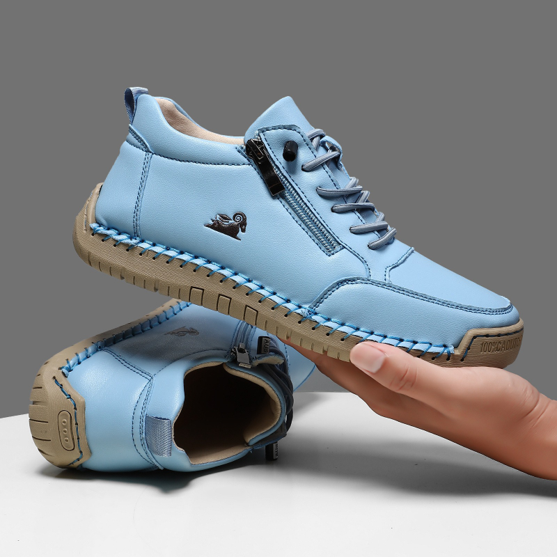 여성 운동화 수제 가죽 캐주얼 신발 남성용 야외 소프트 - Women Shoes Store 리뷰 및 가격