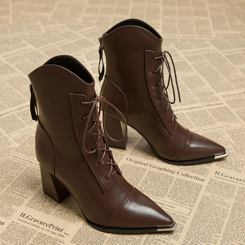 여성용 앵클 부츠 패션 뾰족한 앞코 하이힐 신발 여성용 - Women'S Shoes Chelsea 리뷰 및 가격